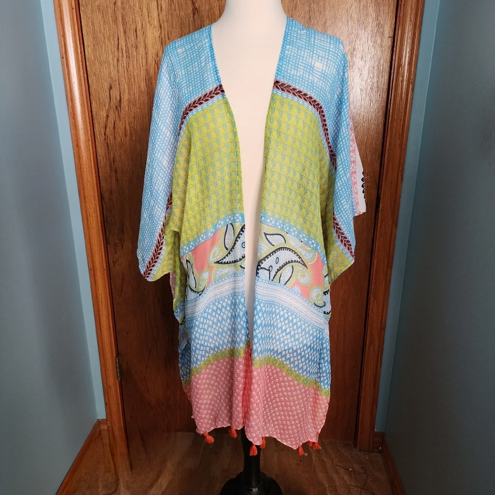 Raj Bohemian Kimono Cover-Up Women's One Size Fits All